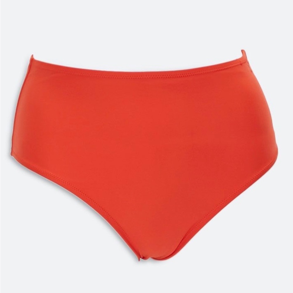 Plus Size High-Waist Bikini Bottoms